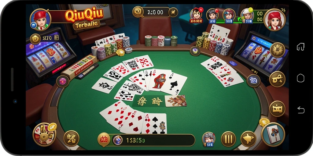 Tampilan gameplay QiuQiu yang menarik di 5ZK.