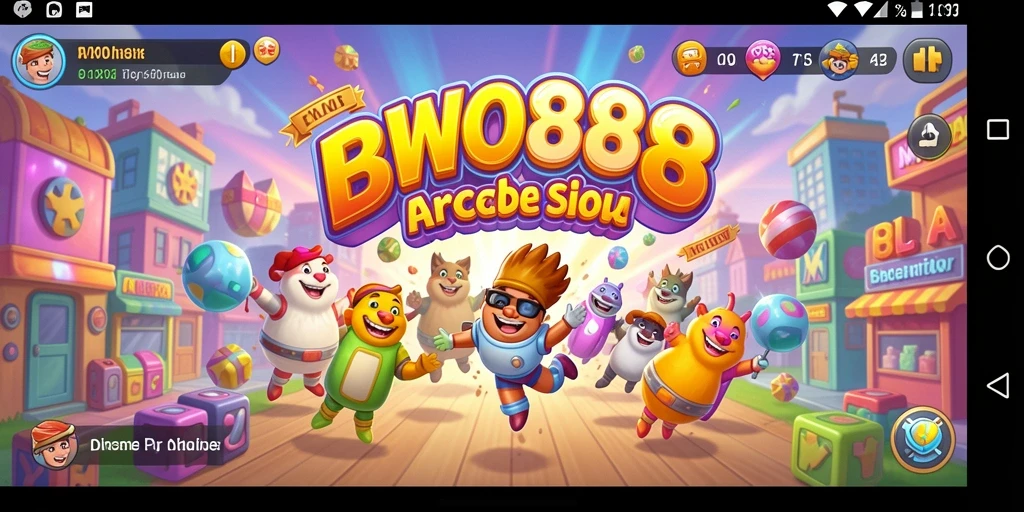 Screenshot BWO888 menampilkan aksi seru permainan arcade yang menegangkan.