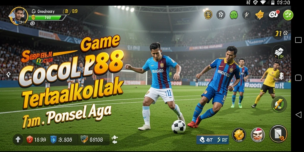 Gameplay COCOL88 yang menegangkan dan seru dalam aksi sepak bola.