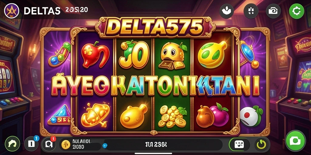Tampilan gameplay menarik dari DELTA575 dengan grafis yang menawan.