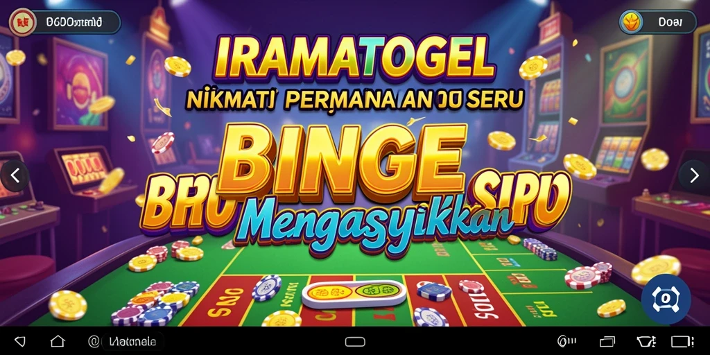Screenshot IRAMATOGEL menunjukkan gameplay bingo yang menyenangkan dan interaktif.